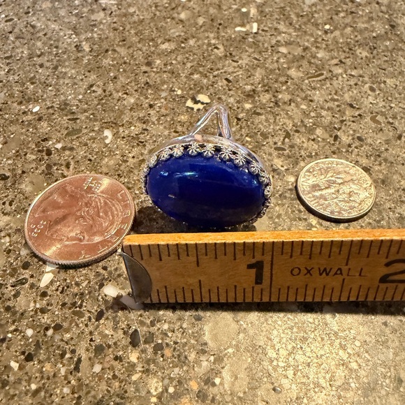 American West Jewelry - American West Deep Blue Silver Ring